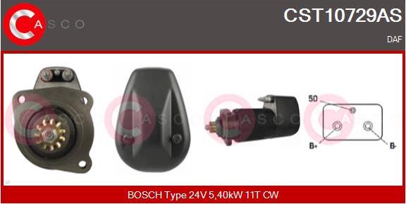 Casco CST10729AS - Starteris autospares.lv