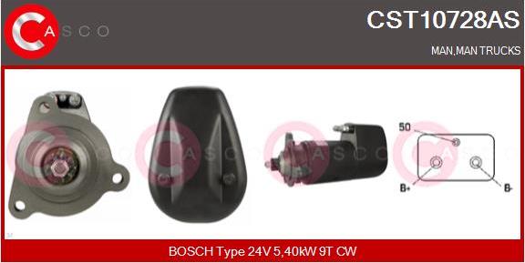 Casco CST10728AS - Starteris www.autospares.lv