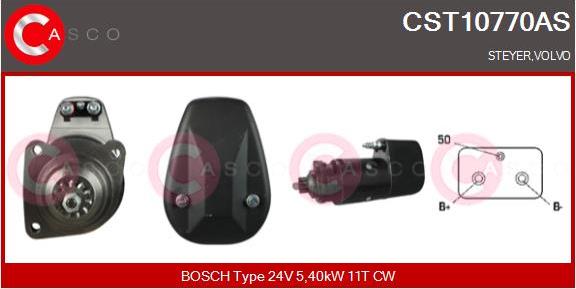 Casco CST10770AS - Starteris www.autospares.lv