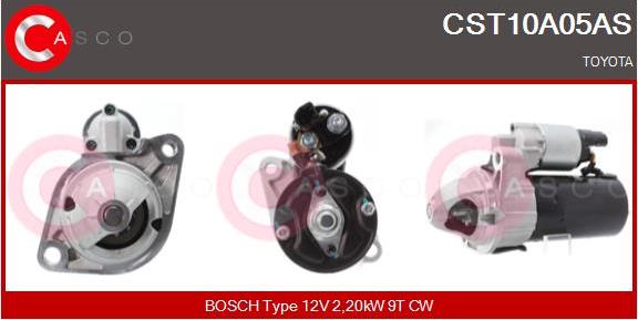 Casco CST10A05AS - Starter www.autospares.lv