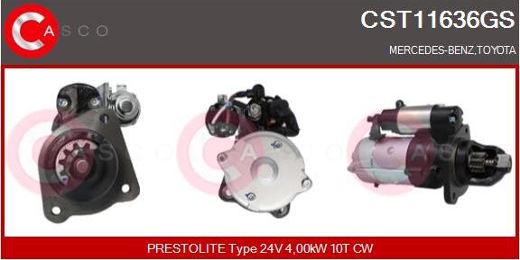 Casco CST11636GS - Starteris autospares.lv