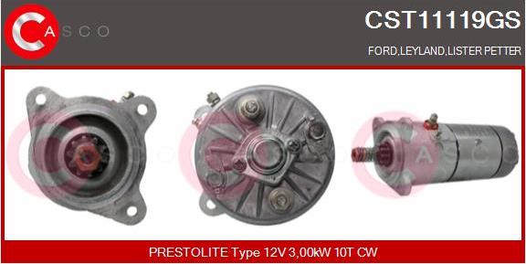 Casco CST11119GS - Starter www.autospares.lv