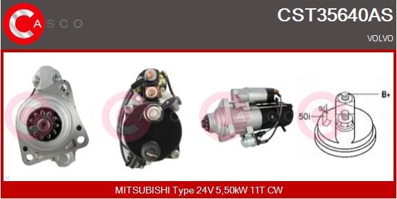 Casco CST35640AS - Starteris autospares.lv