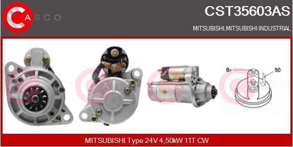 Casco CST35603AS - Starter www.autospares.lv