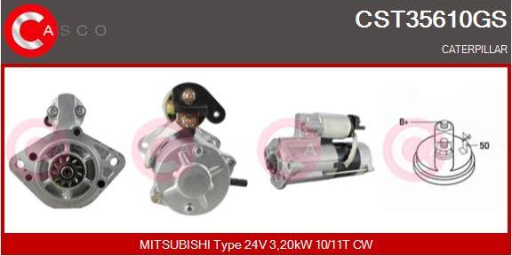 Casco CST35610GS - Starter www.autospares.lv