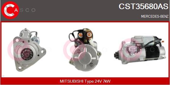 Casco CST35680AS - Starteris autospares.lv