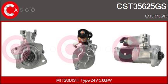 Casco CST35625GS - Стартер www.autospares.lv