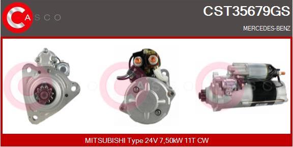 Casco CST35679GS - Starter www.autospares.lv