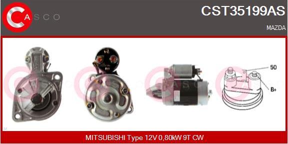 Casco CST35199AS - Starter www.autospares.lv