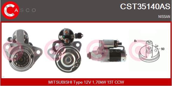 Casco CST35140AS - Starter www.autospares.lv