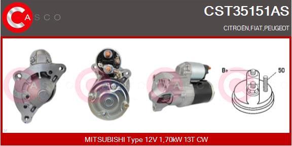 Casco CST35151AS - Starteris autospares.lv