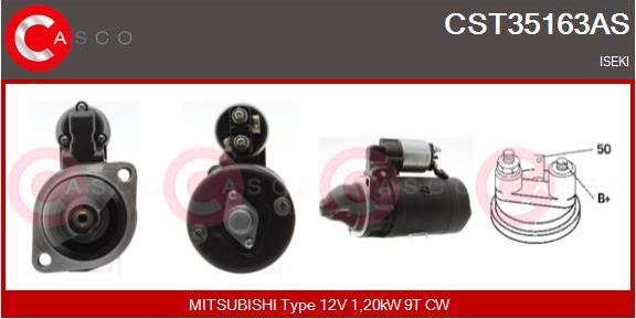 Casco CST35163AS - Starteris autospares.lv