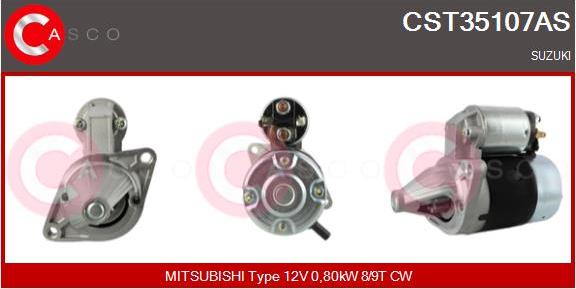 Casco CST35107AS - Starteris www.autospares.lv