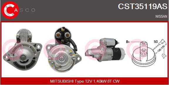 Casco CST35119AS - Starter www.autospares.lv