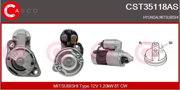 Casco CST35118AS - Starter www.autospares.lv