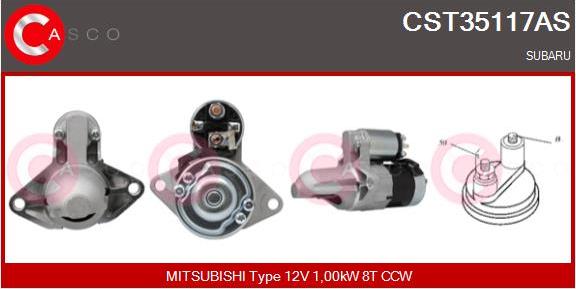 Casco CST35117AS - Starter www.autospares.lv