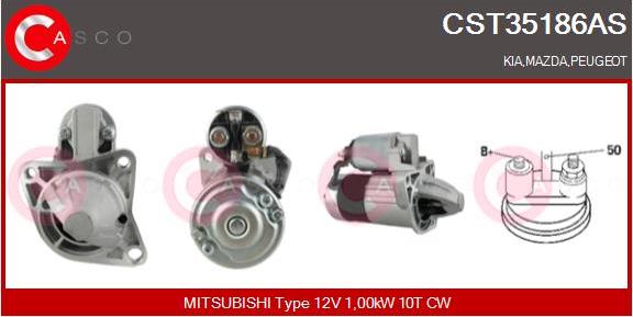 Casco CST35186AS - Starter www.autospares.lv