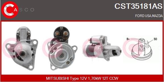 Casco CST35181AS - Starter www.autospares.lv