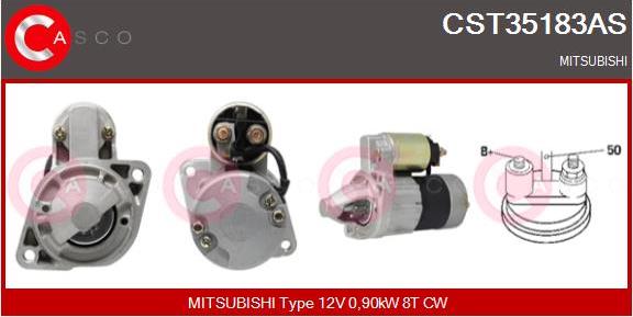 Casco CST35183AS - Starter www.autospares.lv