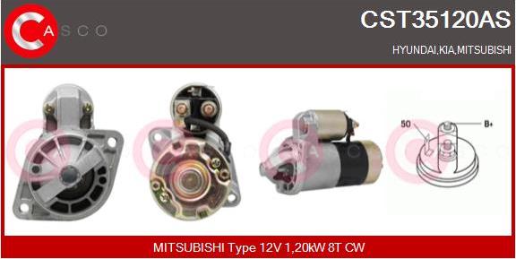 Casco CST35120AS - Starter www.autospares.lv