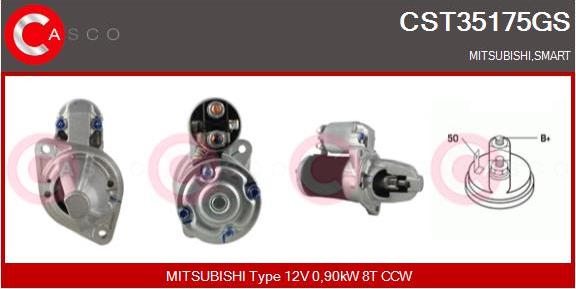 Casco CST35175GS - Starter www.autospares.lv