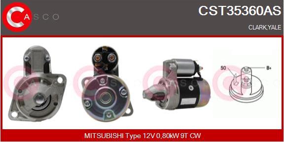 Casco CST35360AS - Starter www.autospares.lv