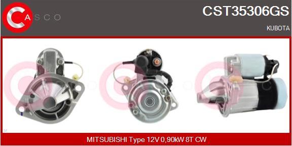 Casco CST35306GS - Стартер www.autospares.lv