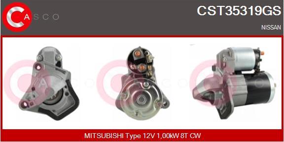 Casco CST35319GS - Starter www.autospares.lv