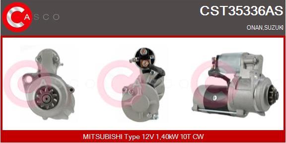 Casco CST35336AS - Starter www.autospares.lv