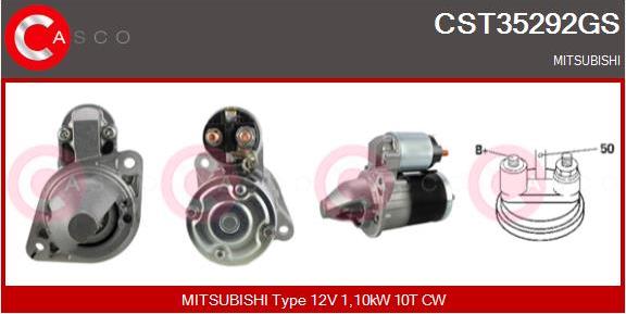 Casco CST35292GS - Starter www.autospares.lv