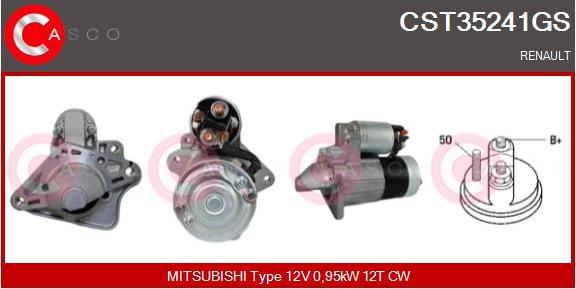 Casco CST35241GS - Starter www.autospares.lv