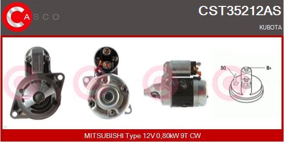 Casco CST35212AS - Starter www.autospares.lv