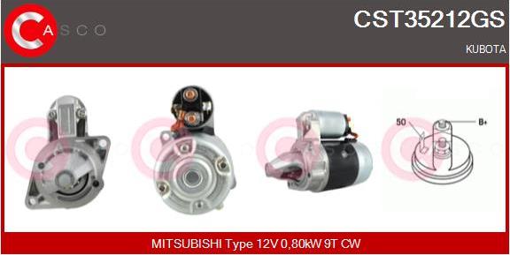 Casco CST35212GS - Starter www.autospares.lv