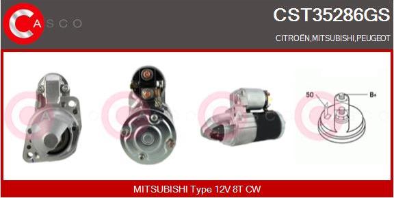 Casco CST35286GS - Starteris autospares.lv