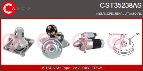 Casco CST35238AS - Starter www.autospares.lv