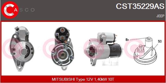 Casco CST35229AS - Starter www.autospares.lv