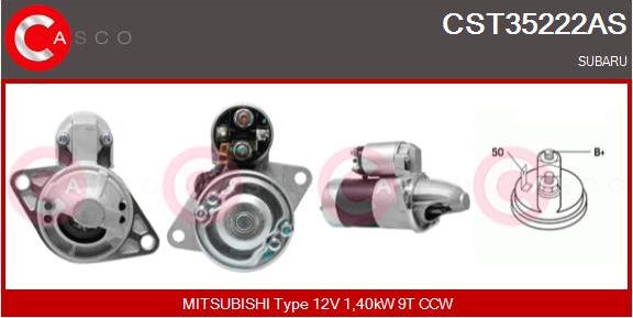 Casco CST35222AS - Starter www.autospares.lv