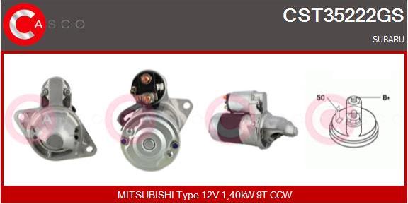 Casco CST35222GS - Starter www.autospares.lv