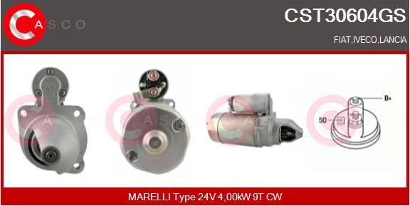 Casco CST30604GS - Стартер www.autospares.lv