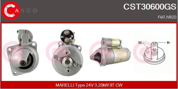 Casco CST30600GS - Starter www.autospares.lv