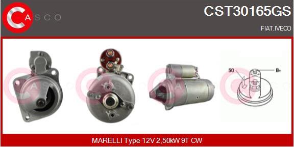 Casco CST30165GS - Starter www.autospares.lv