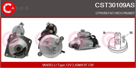 Casco CST30109AS - Starter www.autospares.lv