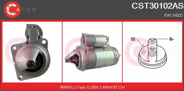 Casco CST30102AS - Starteris autospares.lv