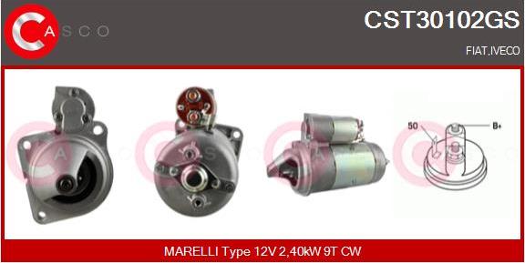 Casco CST30102GS - Starter www.autospares.lv