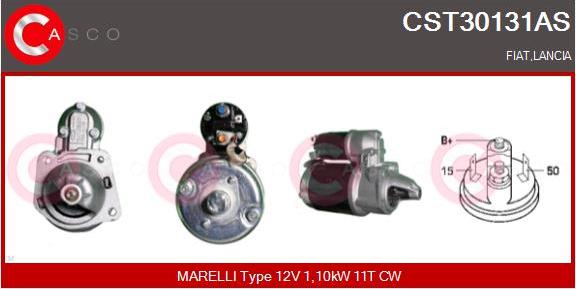 Casco CST30131AS - Стартер www.autospares.lv