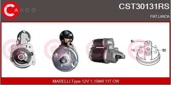 Casco CST30131RS - Стартер www.autospares.lv