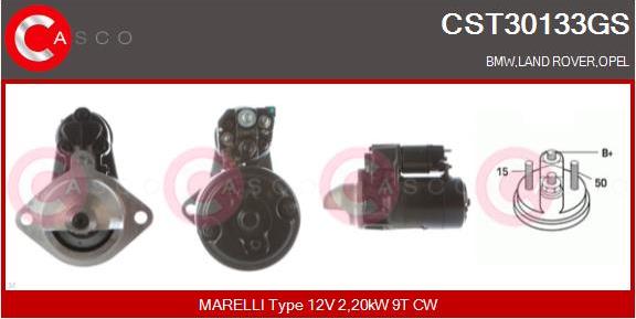 Casco CST30133GS - Starter www.autospares.lv