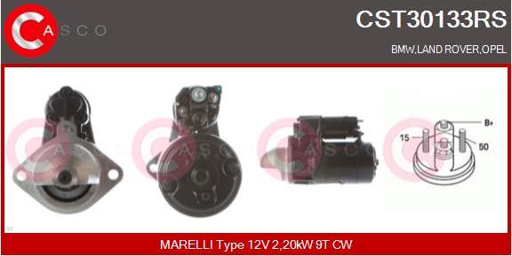 Casco CST30133RS - Starter www.autospares.lv