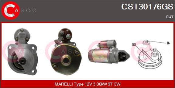 Casco CST30176GS - Starter www.autospares.lv