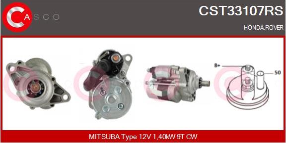 Casco CST33107RS - Starter www.autospares.lv